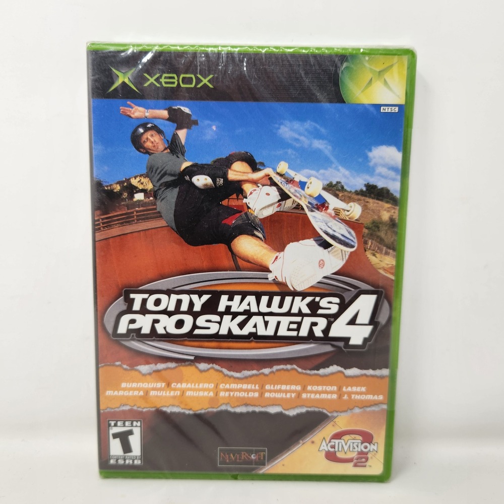 Tony Hawk's Pro Skater 4 Xbox 2002 Activision Neversoft New Sealed NTSC